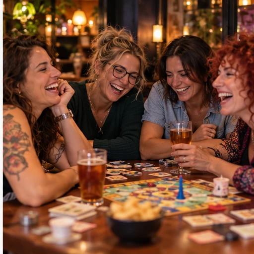 Des adultes qui se retrouvent pour discuter dans un cadre convivial